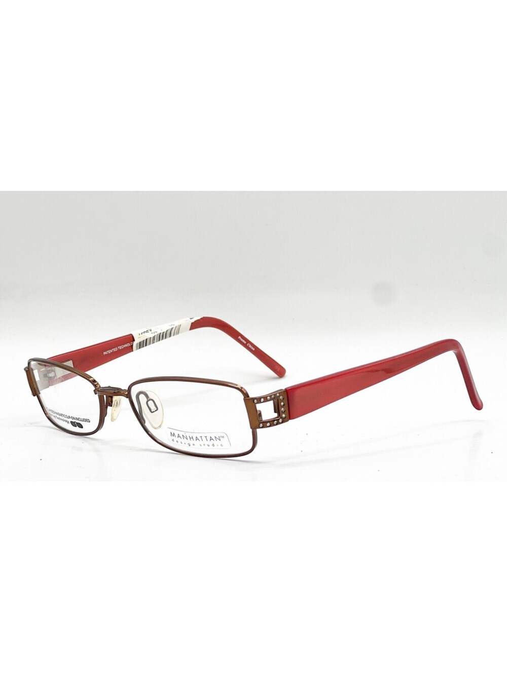 Manhattan 53171 010 Burgundy Authentic Eyeglasses 51-17-135